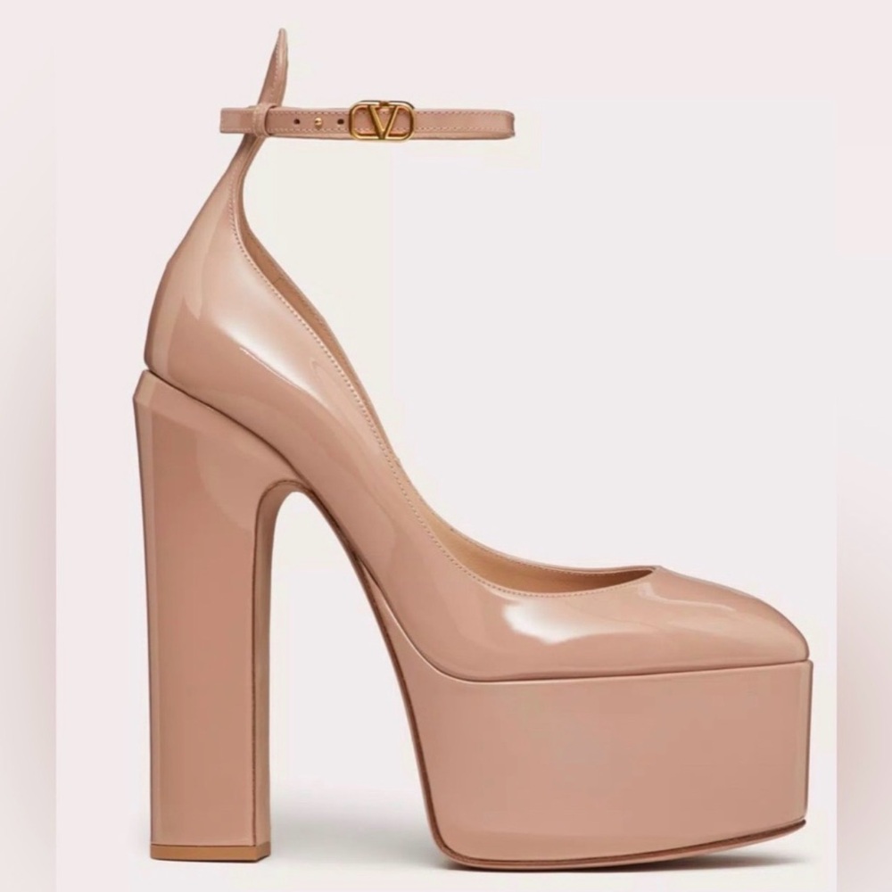 Valentino Garavani Blush Platform Heels